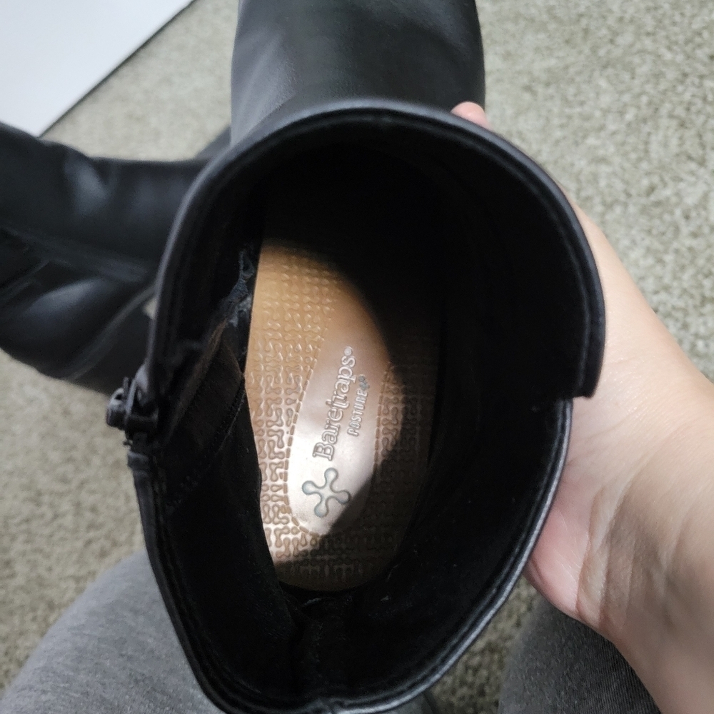 Baretraps Felicia Black Ankle Boots Booties, Size 9 M - Picture 7 of 14